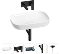 Раковина для ванной Wellsee Croquis в наборе 4 в 1 201001927