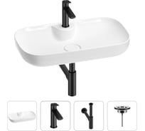 Раковина для ванной Wellsee Croquis 2.0 в наборе 4 в 1 201002157