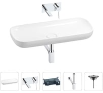 Раковина для ванной Wellsee Croquis в наборе 4 в 1 201002011