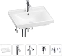 Раковина для ванной Wellsee FreeDomв наборе 5 в 1 201004916