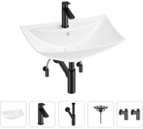 Раковина для ванной Wellsee Cerulean в наборе 5 в 1 201004707