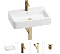 Раковина для ванной Wellsee Halcyon в наборе 4в1 201002828