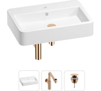 Раковина для ванной Wellsee Halcyon в наборе 3в1 201001299