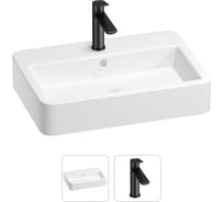 Раковина для ванной Wellsee Halcyonв наборе 2 в 1 201000757