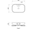 Накладная раковина для ванной Wellsee Croquis 2.0 150402000 10