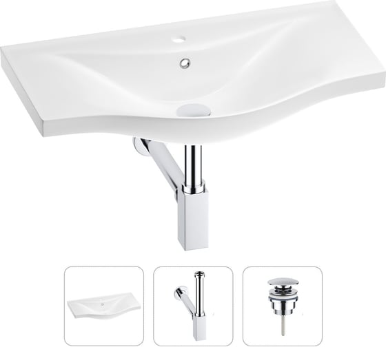 Раковина для ванной набор 3 в 1 Wellsee Bisou 201001706 1