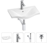 Раковина для ванной в наборе 4 в 1 Wellsee Bisou 201003411