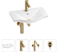 Раковина для ванной в наборе 4 в 1 Wellsee Bisou 201003443