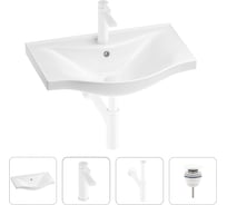 Раковина для ванной набор 4 в 1 Wellsee Bisou 201003540