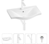 Раковина для ванной набор 4 в 1 Wellsee Bisou 201003455