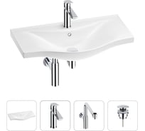 Раковина для ванной набор 4 в 1 Wellsee Bisou 201003691