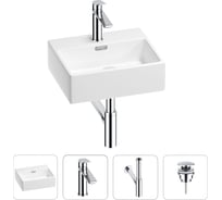 Раковина для ванной Wellsee Graceful Pro в наборе 4 в 1 201002881