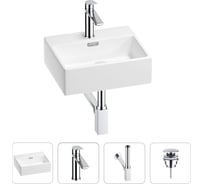 Раковина для ванной Wellsee Graceful Pro в наборе 4 в 1 201002861