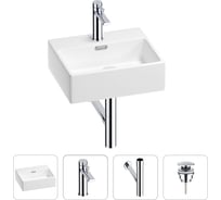 Раковина для ванной Wellsee Graceful Pro в наборе 4 в 1 201002876