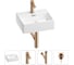 Раковина для ванной Wellsee Graceful Pro в наборе 4 в 1 201002879 1