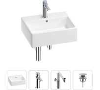 Раковина для ванной Wellsee Graceful Pro в наборе 4 в 1 201002946