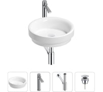 Раковина для ванной Wellsee Doux в наборе 4 в 1 201002281