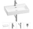 Раковина для ванной Wellsee Graceful Pro в наборе 4 в 1 201002971 1