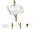 Раковина для ванной Wellsee Graceful Pro в наборе 4 в 1 201002878 1