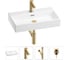 Раковина для ванной Wellsee Graceful Pro в наборе 4 в 1 201002983 1