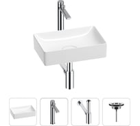 Раковина для ванной Wellsee Pure BY в наборе 4 в 1 201002526