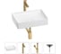 Раковина для ванной Wellsee Pure BY в наборе 4 в 1 201002623 1