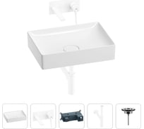 Раковина для ванной Wellsee Pure BY в наборе 4 в 1 201002680