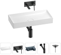 Раковина для ванной Wellsee Pure BY в наборе 4 в 1 201002717
