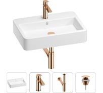 Раковина для ванной Wellsee Halcyon в наборе 4 в 1 201002834