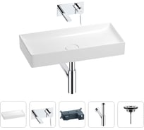 Раковина для ванной Wellsee Pure BY в наборе 4 в 1 201002776