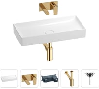 Раковина для ванной Wellsee Pure BY в наборе 4 в 1 201002713