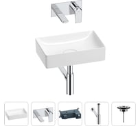 Раковина для ванной Wellsee Pure BY в наборе 4 в 1 201002576