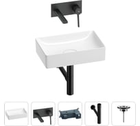 Раковина для ванной Wellsee Pure BY Wellsee в наборе 4в1 201002567