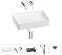 Раковина для ванной Wellsee Pure BY в наборе 4в1 201002616