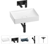 Раковина для ванной Wellsee Pure BY в наборе 4в1 201002672