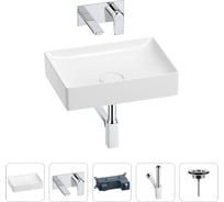 Раковина для ванной Wellsee Pure BY в наборе 4в1 201002631