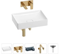 Раковина для ванной Wellsee Pure BY в наборе 4в1 201002693