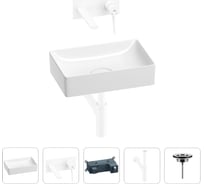 Раковина для ванной Wellsee Pure BY в наборе 4в1 201002585
