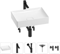 Раковина для ванной Wellsee Pure BY в наборе 5в1 201004382
