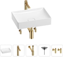 Раковина для ванной Wellsee Pure BY в наборе 5в1 201004383