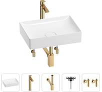 Раковина для ванной Wellsee Pure BY в наборе 5в1 201004388