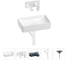 Раковина для ванной Wellsee Pure BY Wellsee в наборе 4в1 201002565 1