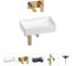 Раковина для ванной Wellsee Pure BY в наборе 4в1 201002593 1