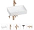 Раковина для ванной Wellsee Pure BY в наборе 5в1 201004419 1