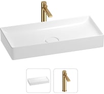 Раковина для ванной Wellsee Pure BY в наборе 2в1 201000743