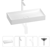 Раковина для ванной Wellsee Pure BY в наборе 4в1 201002725