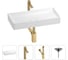 Раковина для ванной Wellsee Pure BY в наборе 4в1 201002728 1
