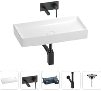 Раковина для ванной Wellsee Pure BY Wellsee в наборе 4в1 201002737