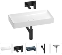 Раковина для ванной Wellsee Pure BY в наборе 4в1 201002772