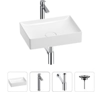 Раковина для ванной Wellsee Pure BY в наборе 4в1 201002601